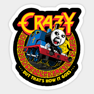 CRAZY TOM Sticker